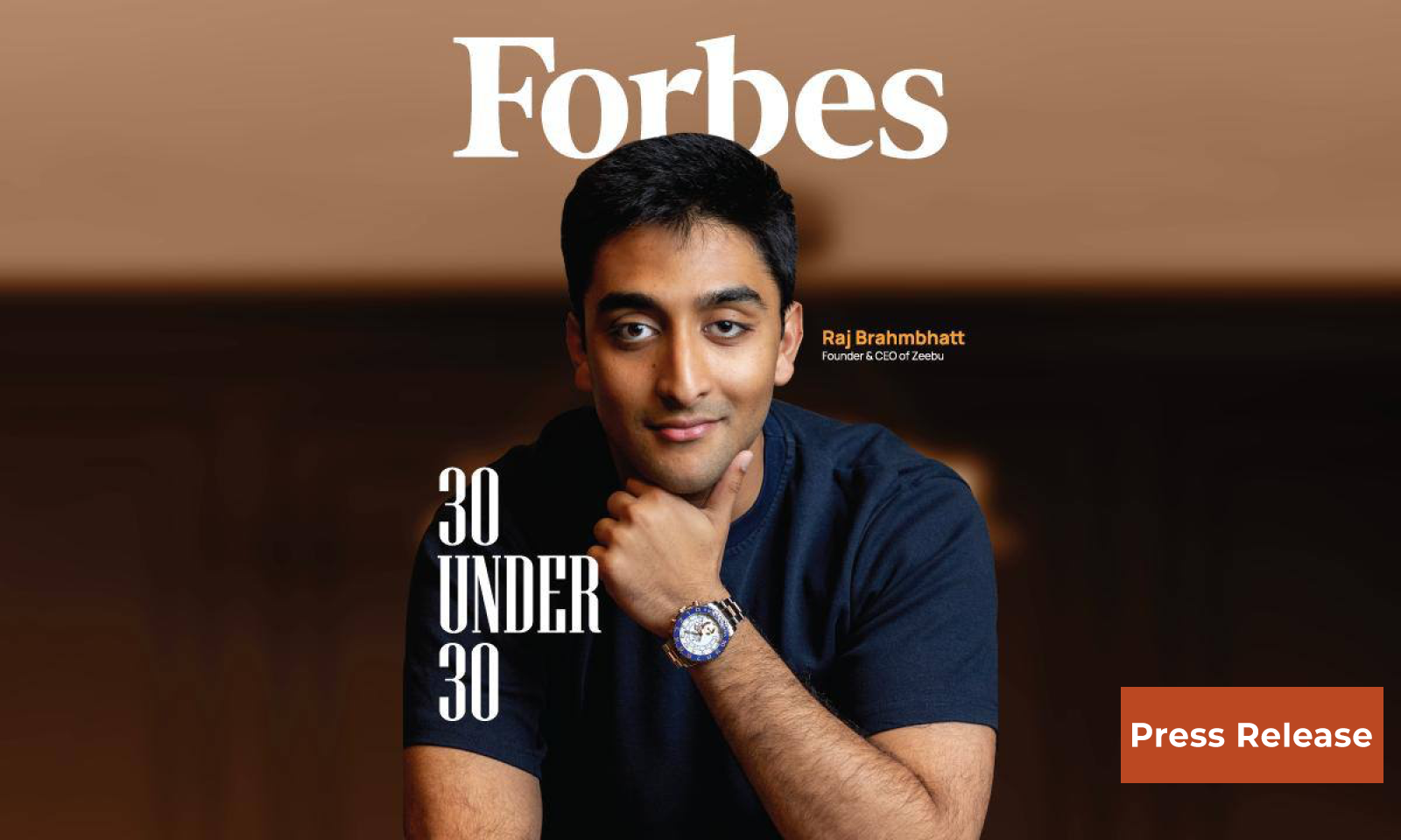 Web3 Founder Focused on Real-World Applications, Raj Brahmbhatt, Makes Top 10 in Forbes 30 Under 30 List