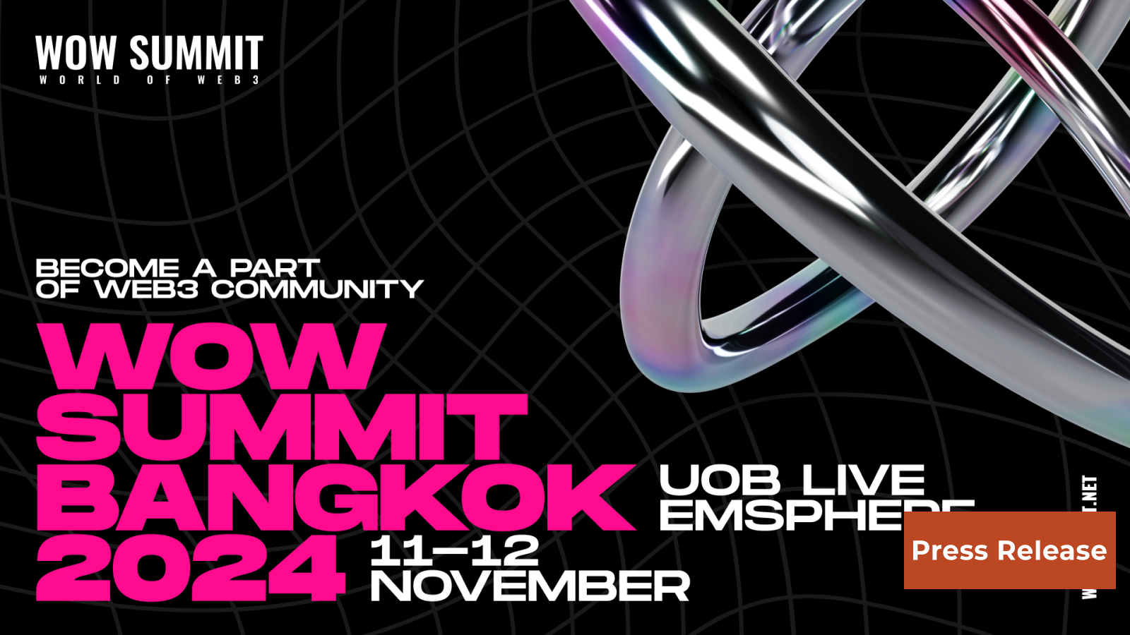 WOW Summit: Bangkok to Host the Defining Innovation Event of the Year, Shaping the Future of Blockchain, Web3, AI, Mobility, and FinTech