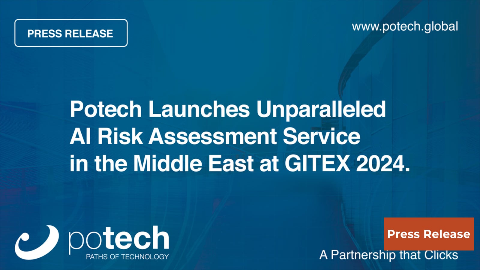 Potech Launches Unparalleled AI Risk Assessment Service in the Middle East at GITEX 2024