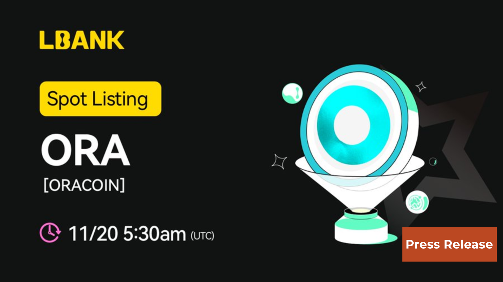 LBank Global World Premiere Lists ORA with Meme-Inspired Wealth Strategy