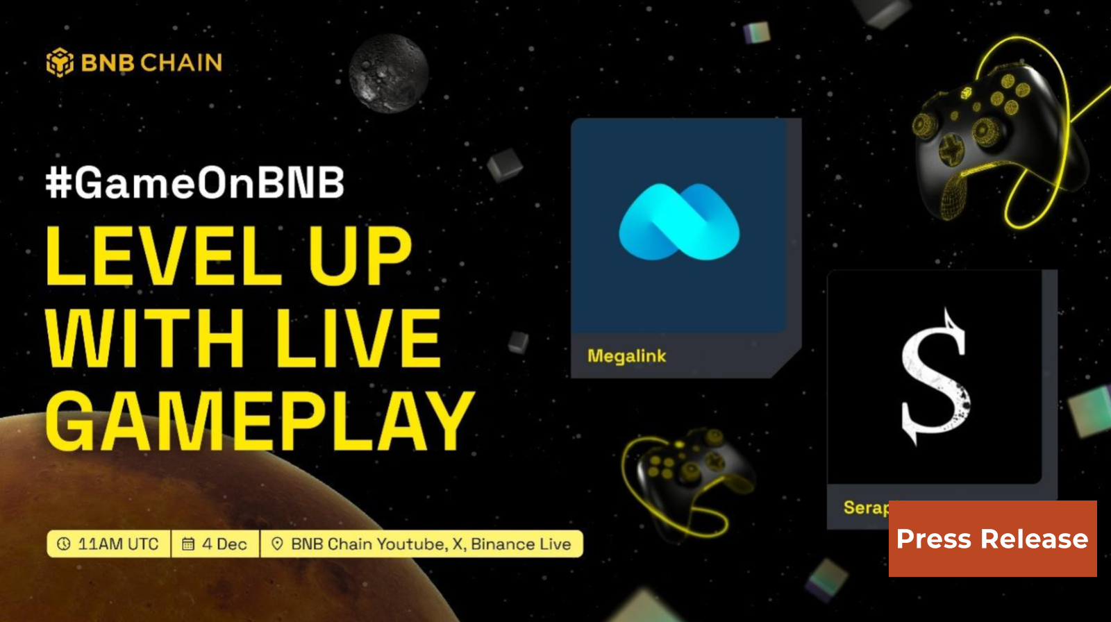 Binance’s First GameFi Demo Day with Megalink Complete