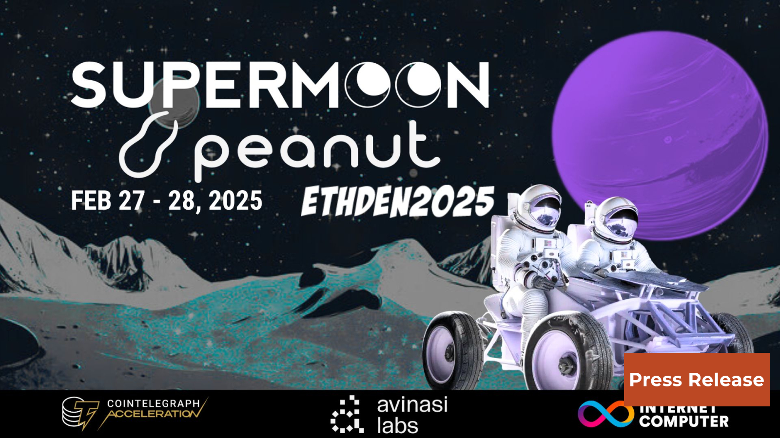 Supermoon and Peanut Trade to Host Leading Founders & Investors during ETH Denver 2025