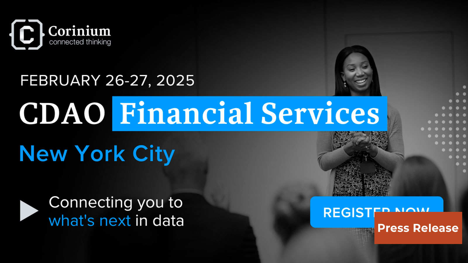 Corinium Global Intelligence Announces CDAO Financial Services 2025 in New York City