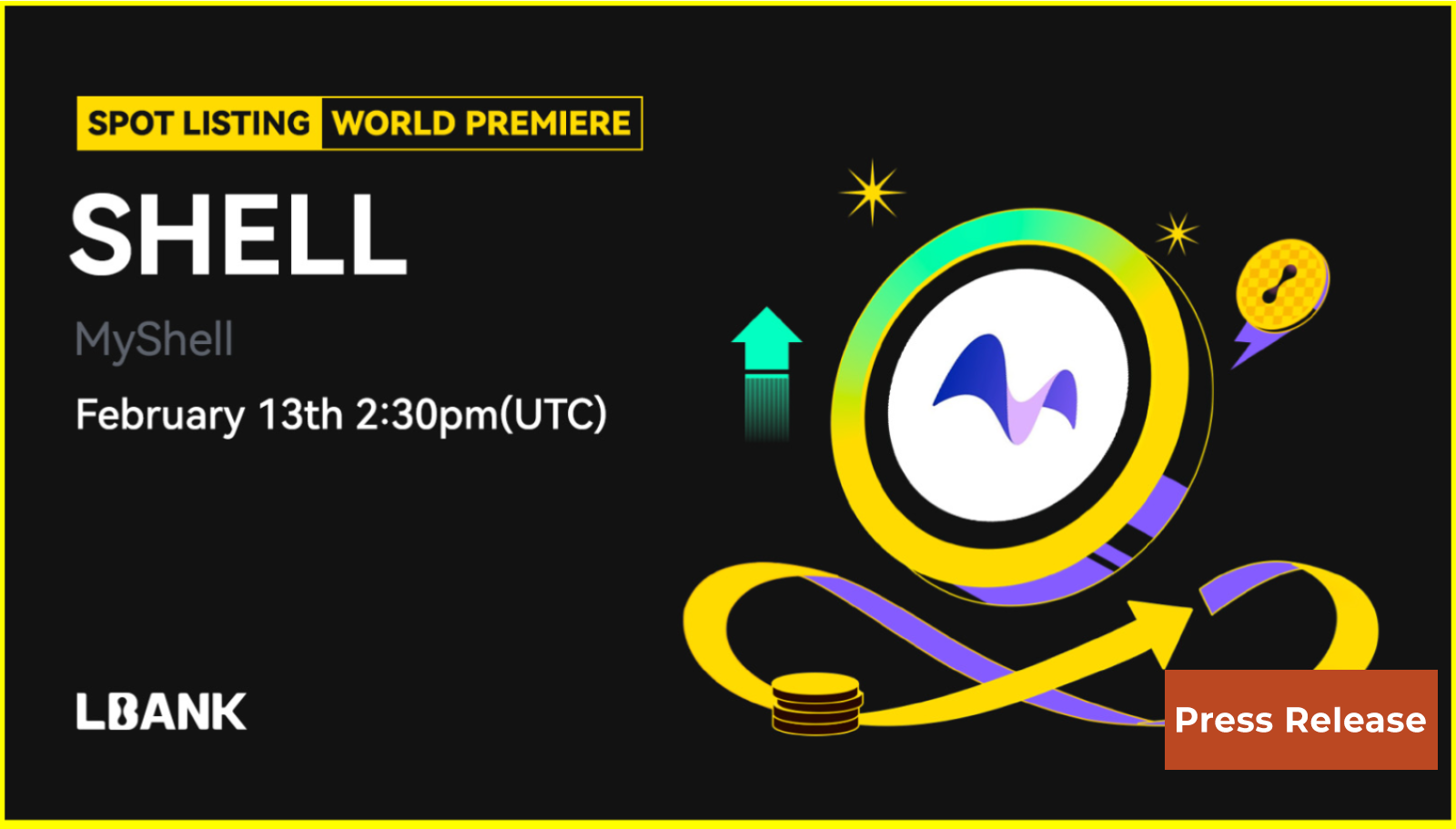 LBank Global World Premiere Lists MyShell (SHELL) with 100,000 SHELL Rewards, Enhancing Crypto Innovation