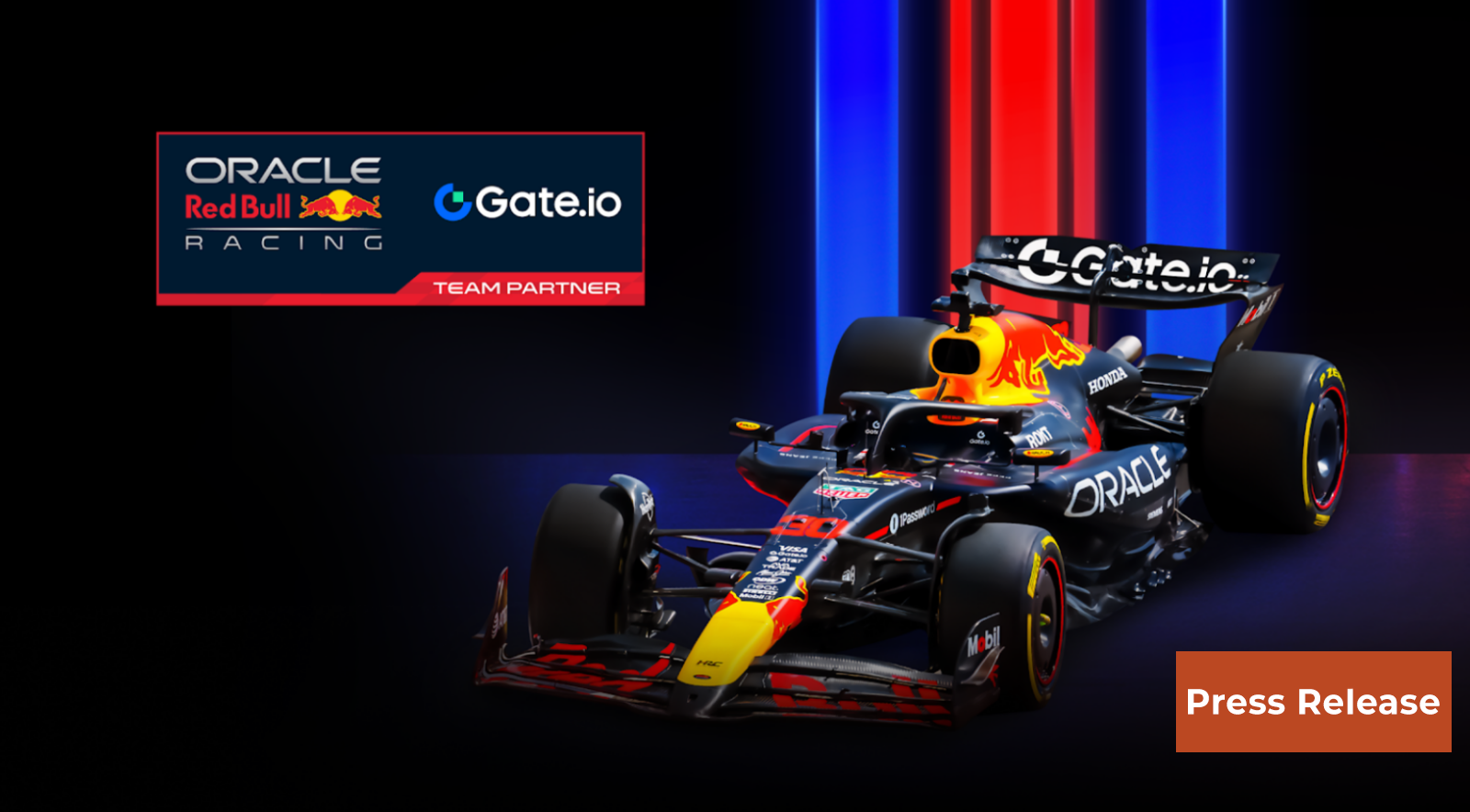 The Ultimate Game Changers: Gate.io Joins Forces with Oracle Red Bull Racing in F1 to Usher in a New Era of Speed