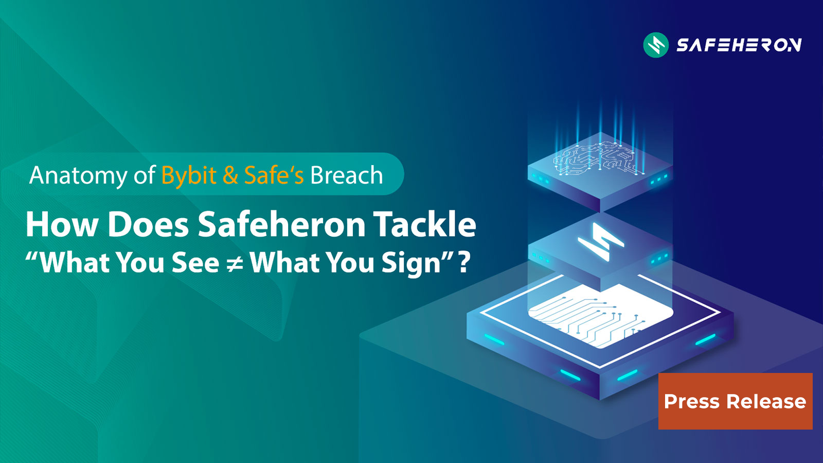 How Does Safeheron Tackle "What You See ≠ What You Sign" Anatomy of Bybit & Safe’s breach
