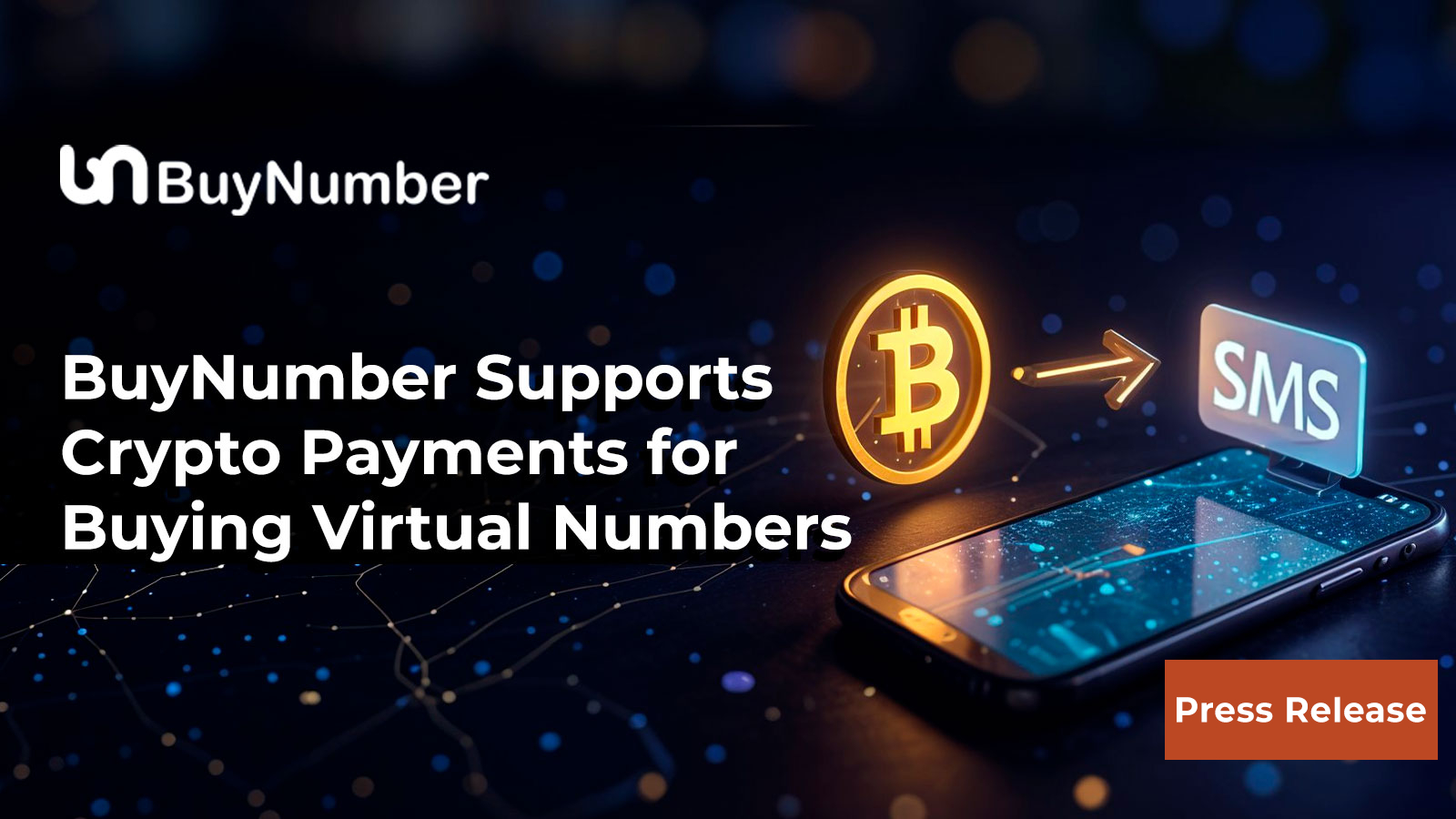 BuyNumber Supports Crypto Payments for Buying Virtual Numbers