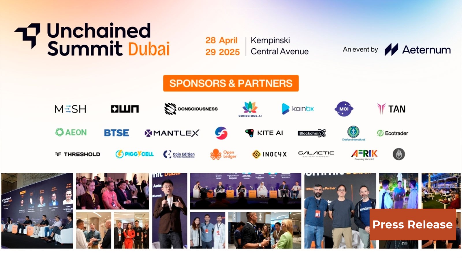Dubai Hosts Groundbreaking First Edition of Unchained Summit