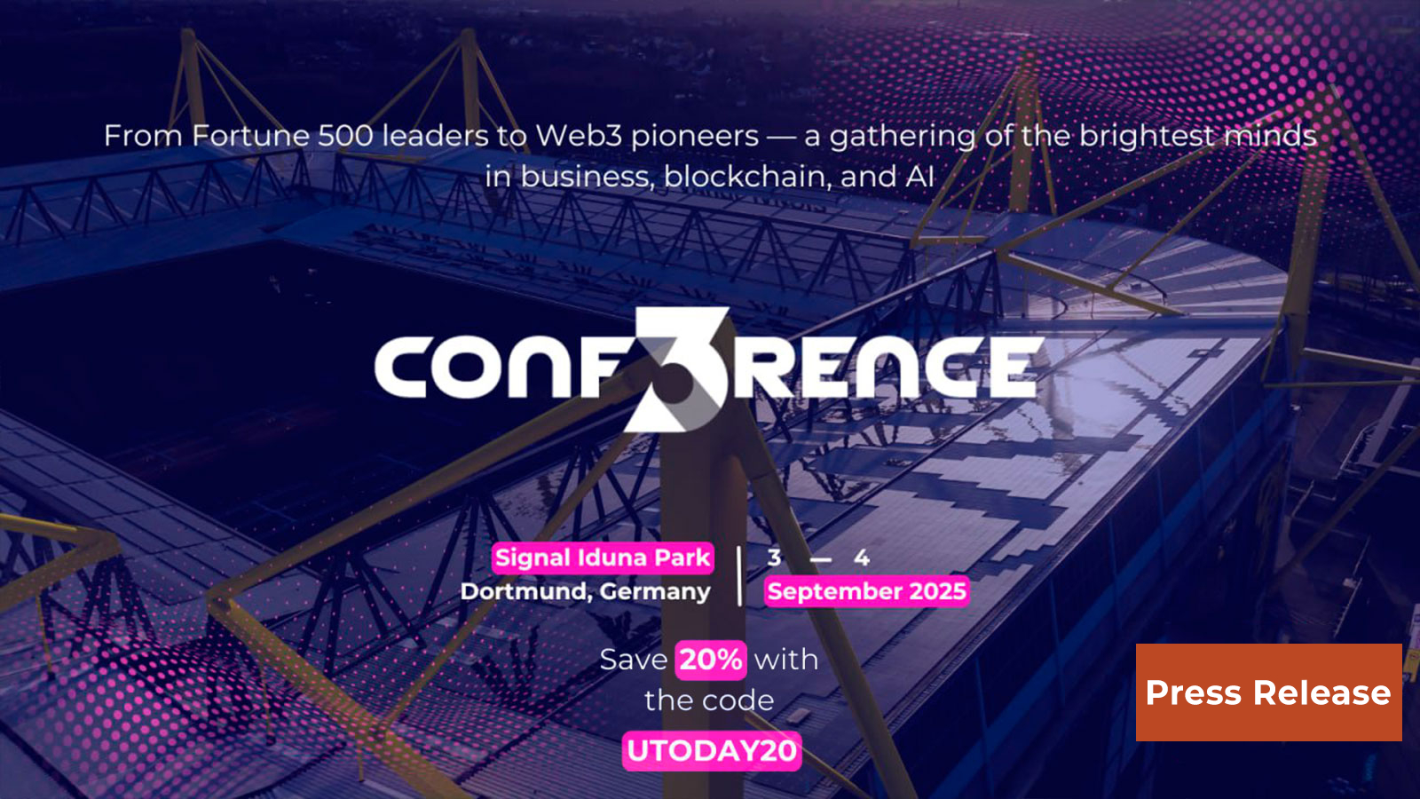 CONF3RENCE 2025: Europe’s Leading Tech Event Builds Bridges Between Industry and Emerging Technologies – in Germany’s Largest Stadium