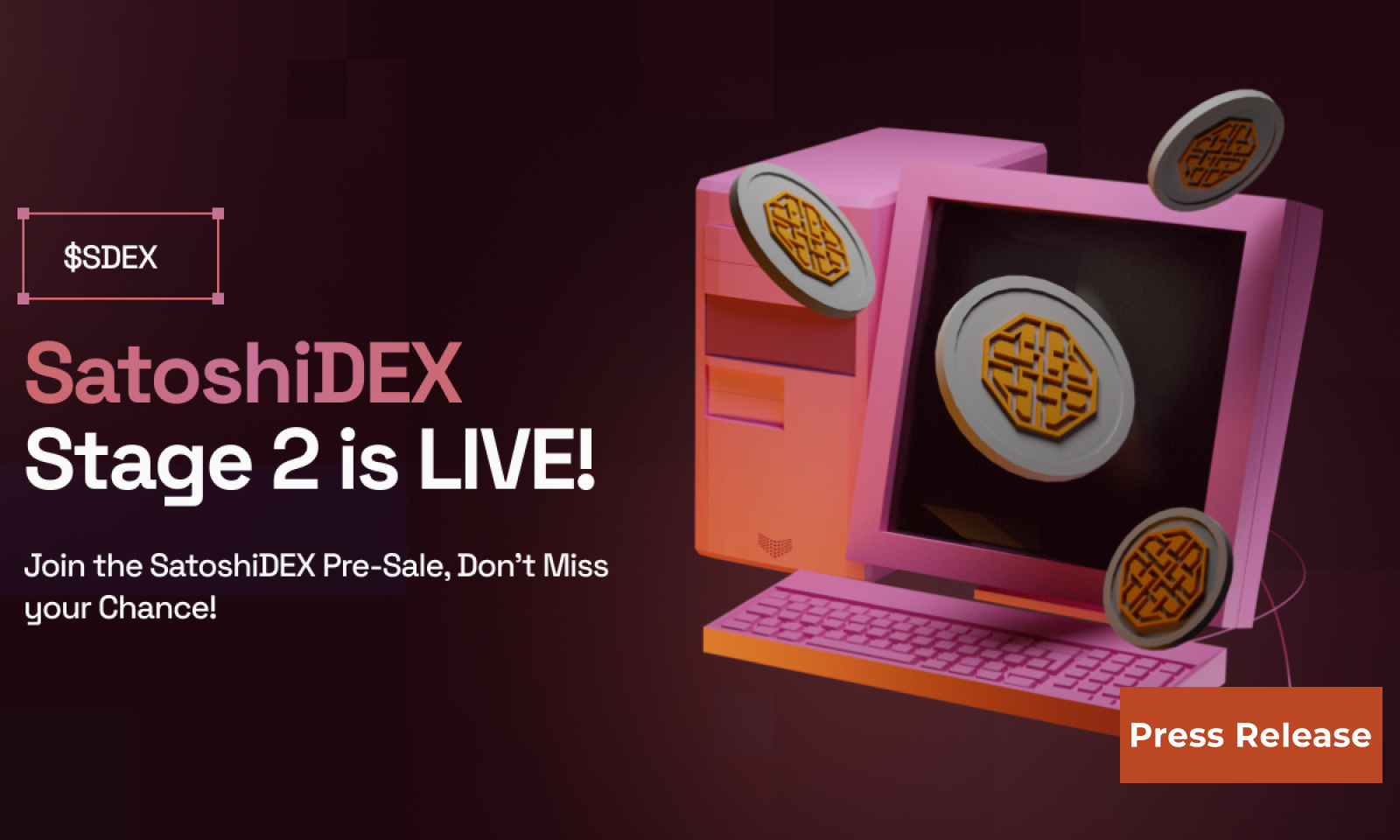 World’s First Bitcoin DEX – SatoshiDEX Announced $SDEX Pre-Sale