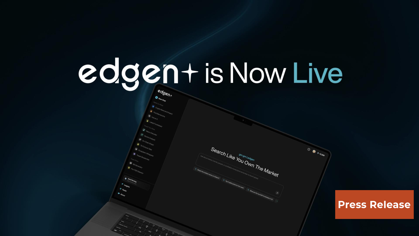 Edgen Launches "AI Super App," Democratizing Institutional-Grade Crypto Market Intelligence