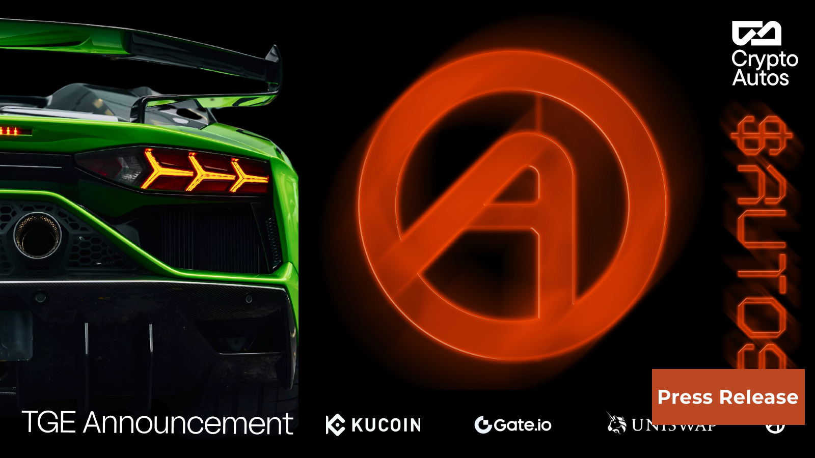 CryptoAutos Announces TGE for $AUTOS Token Following Sold-Out Public Sale