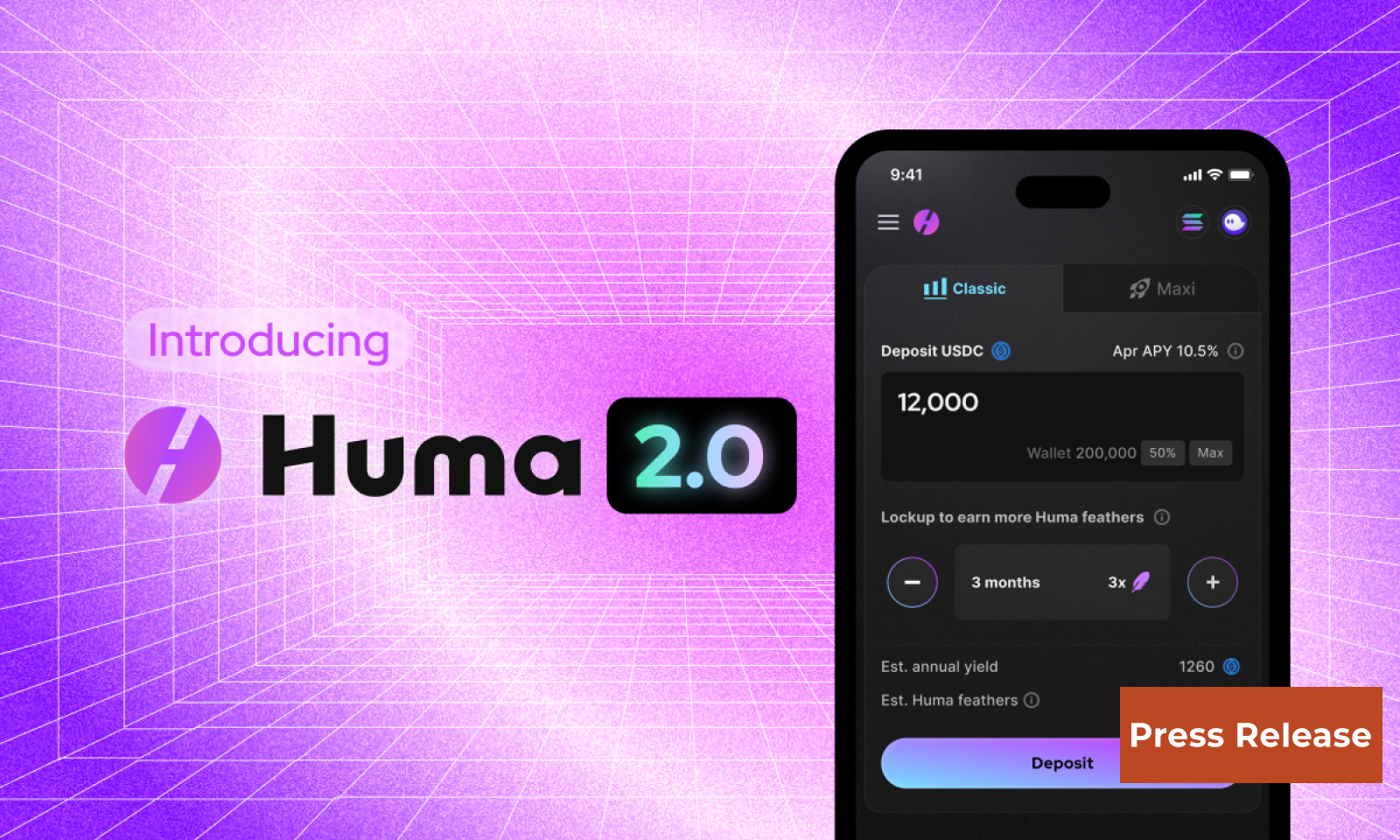 Huma Finance 2.0 Launches on Solana, Bringing Composable Real Yield to DeFi Users