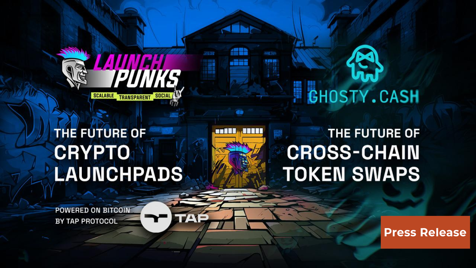 Next-Gen Gamified Launchpad LaunchPunks Goes Live with Ghosty Cash