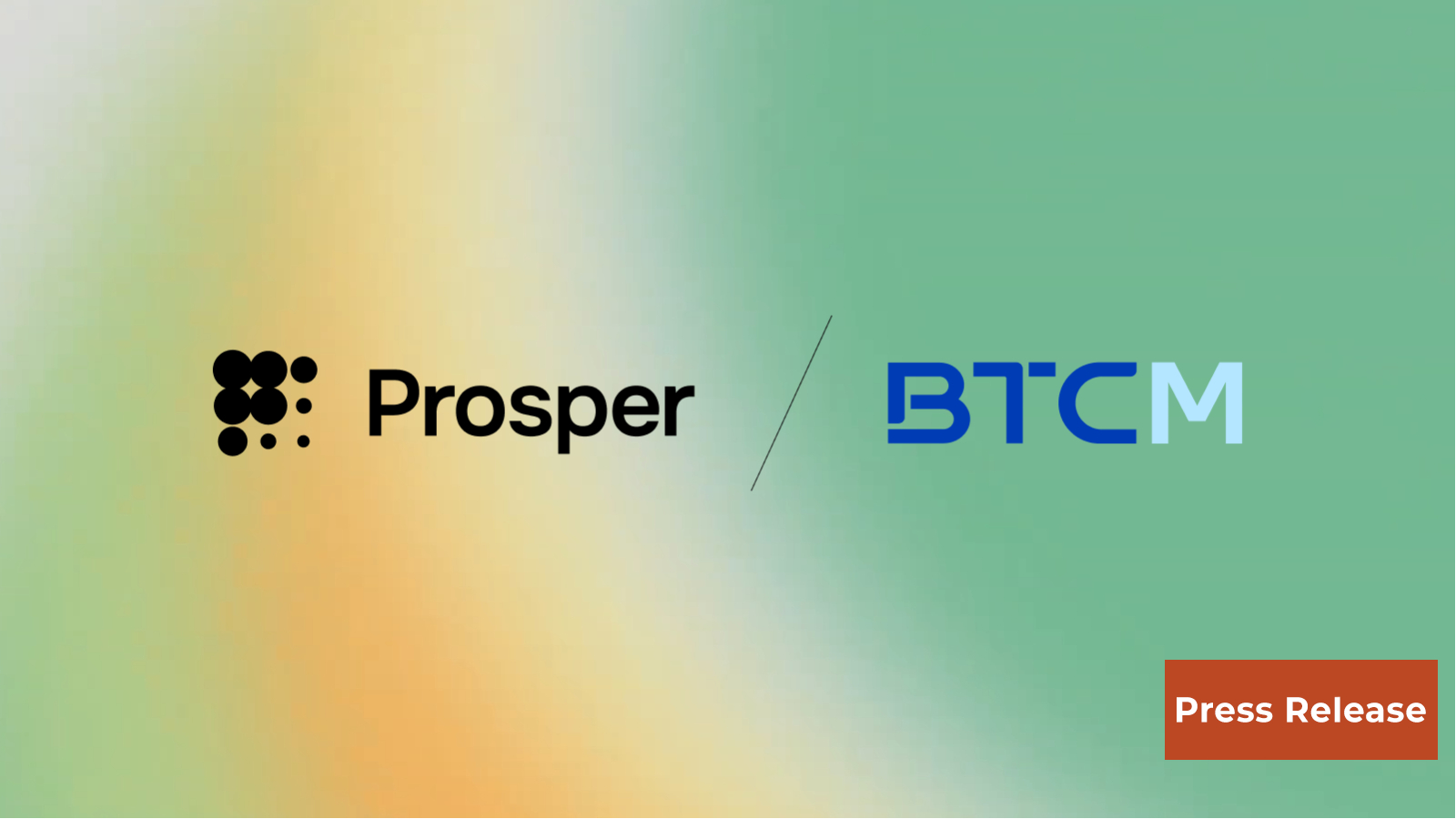 BIT Mining (NYSE: BTCM) Invests in Prosper’s Native Tokens to Support New Focus on Bitcoin Mining