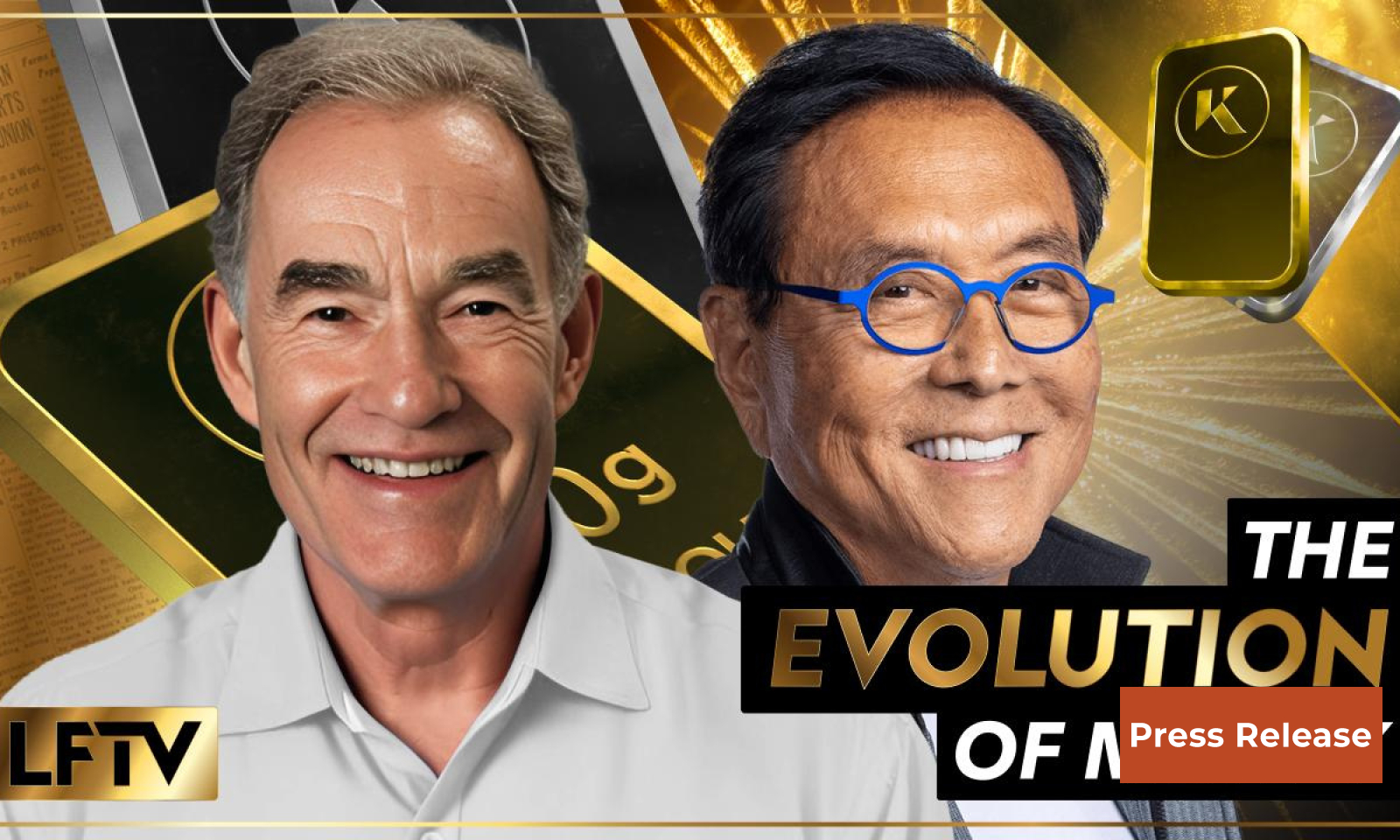 Kiyosaki sits down with Kinesis to Talk ‘The Evolution of Money’