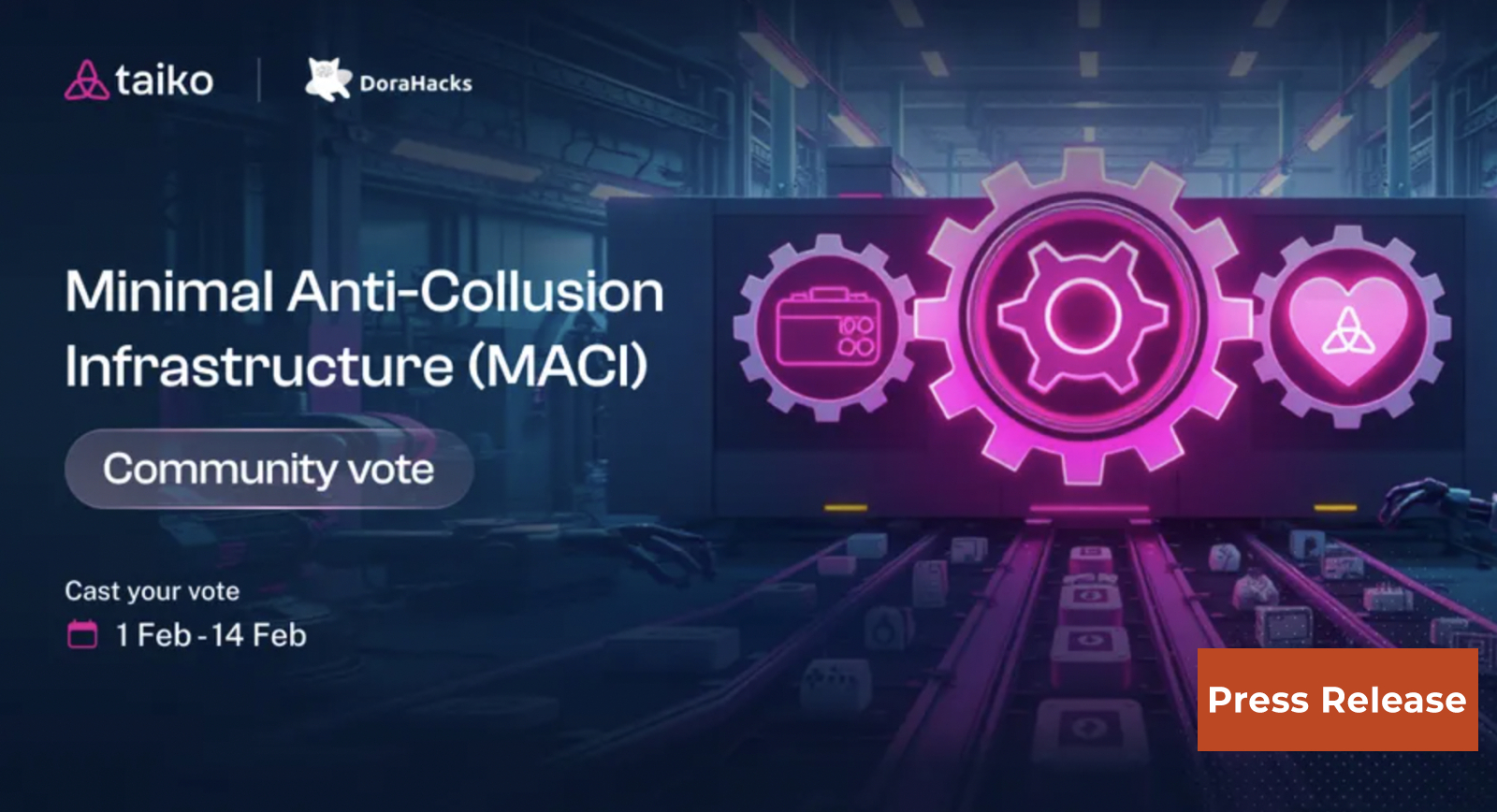 Ethereum L2 Taiko and DoraHacks Are Launching the Largest Anonymous Community Vote in Crypto History