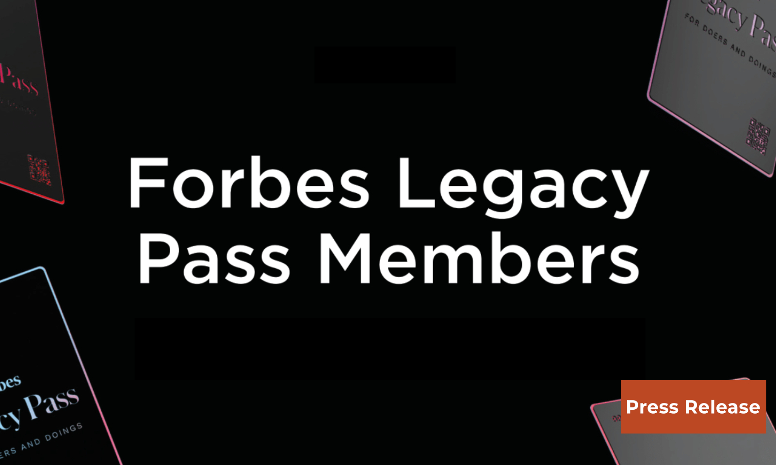 Forbes Web3 Celebrates Innovation: Legacy Pass Members Showcased in the Forbes Magazine