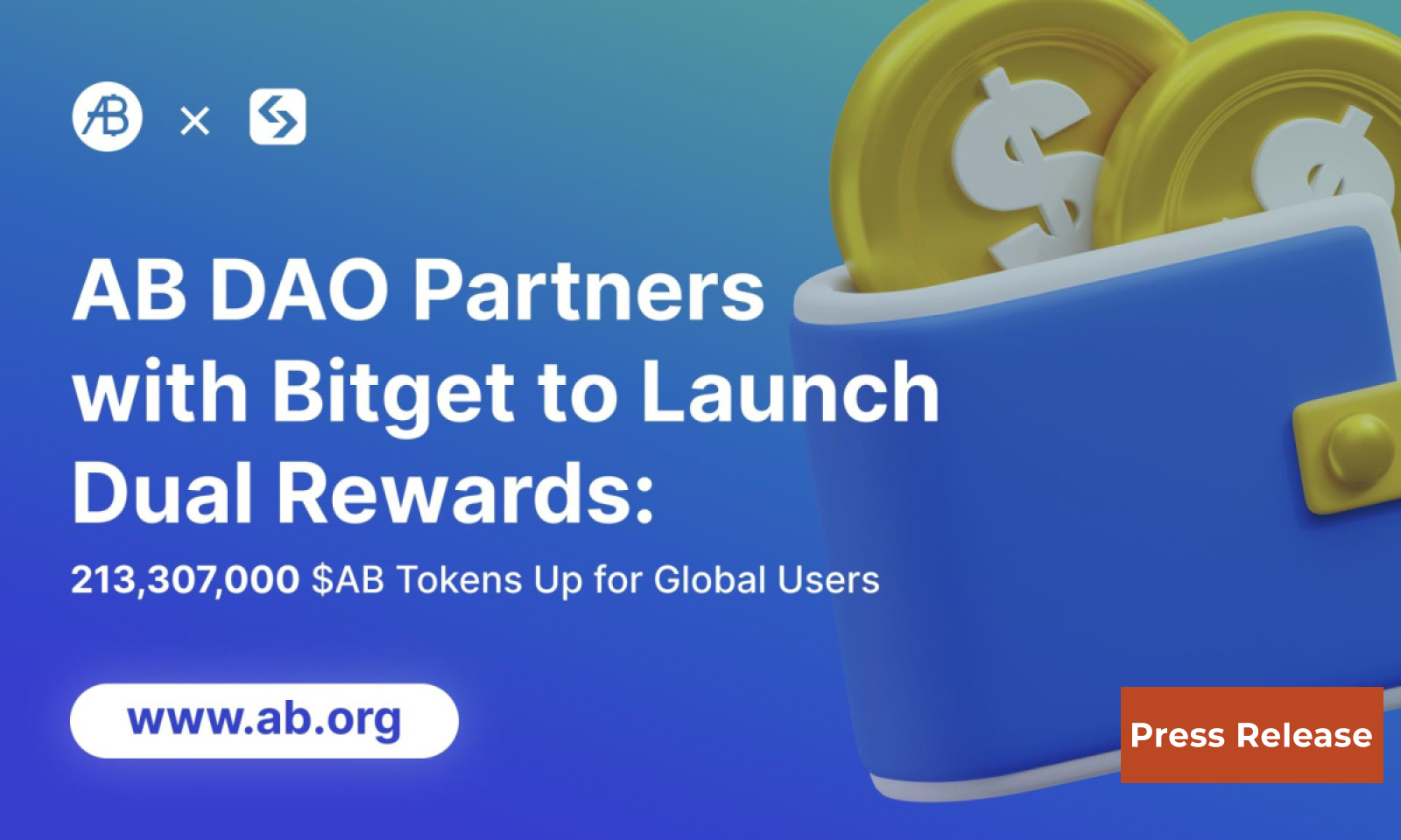 AB DAO and Bitget Launch Dual Reward Campaign, Distributing $2.6M Worth of $AB Globally