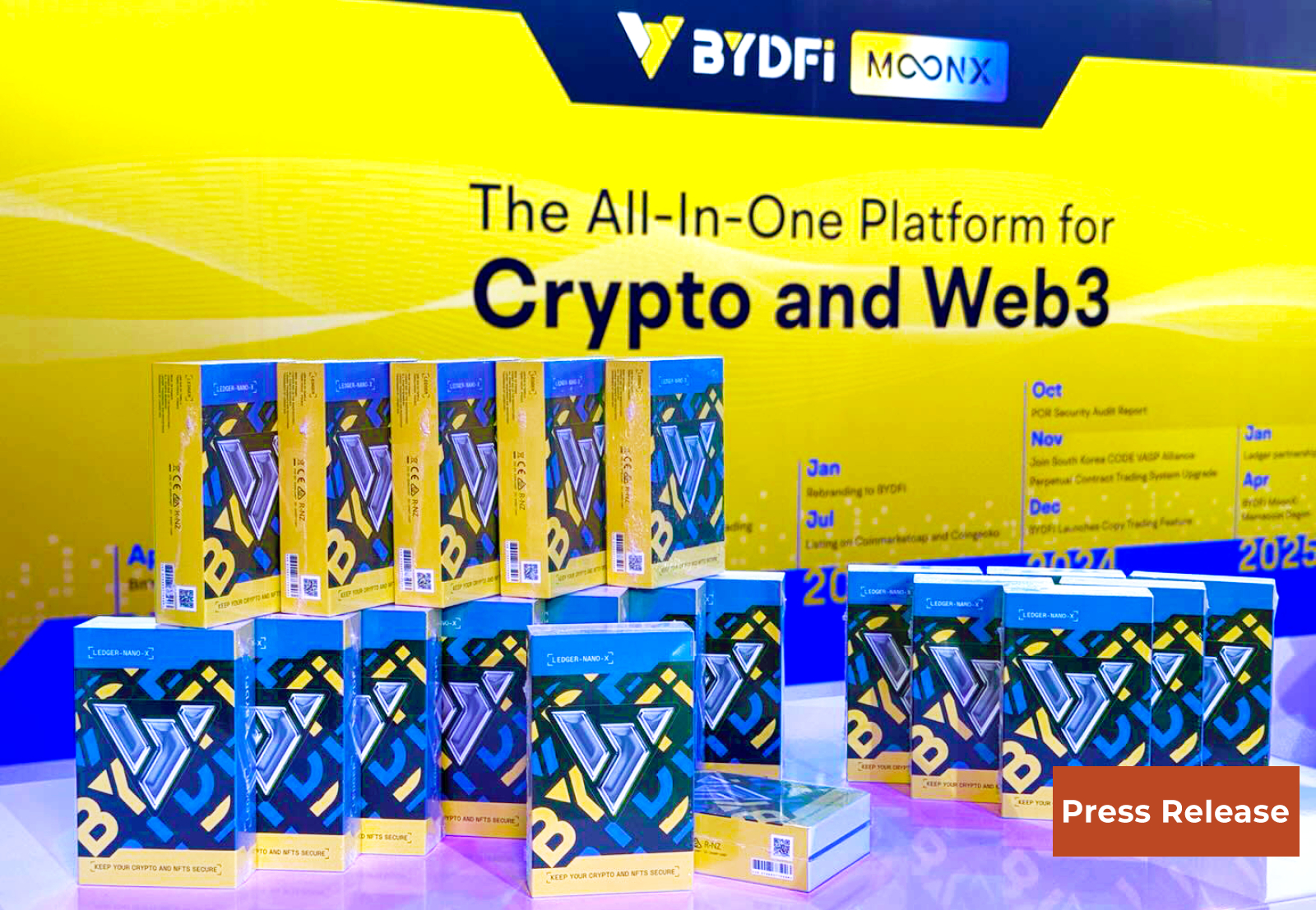 BYDFi Partners with Ledger to Launch Limited Edition Hardware Wallet, Debuts at TOKEN2049 Dubai