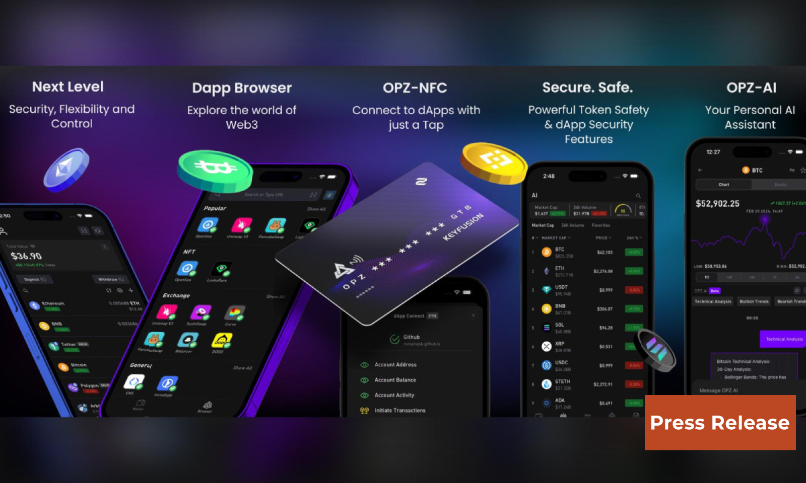 OPZ Launches AI-Powered Wallet on iOS/Android and Raises $200K+ Within Hours