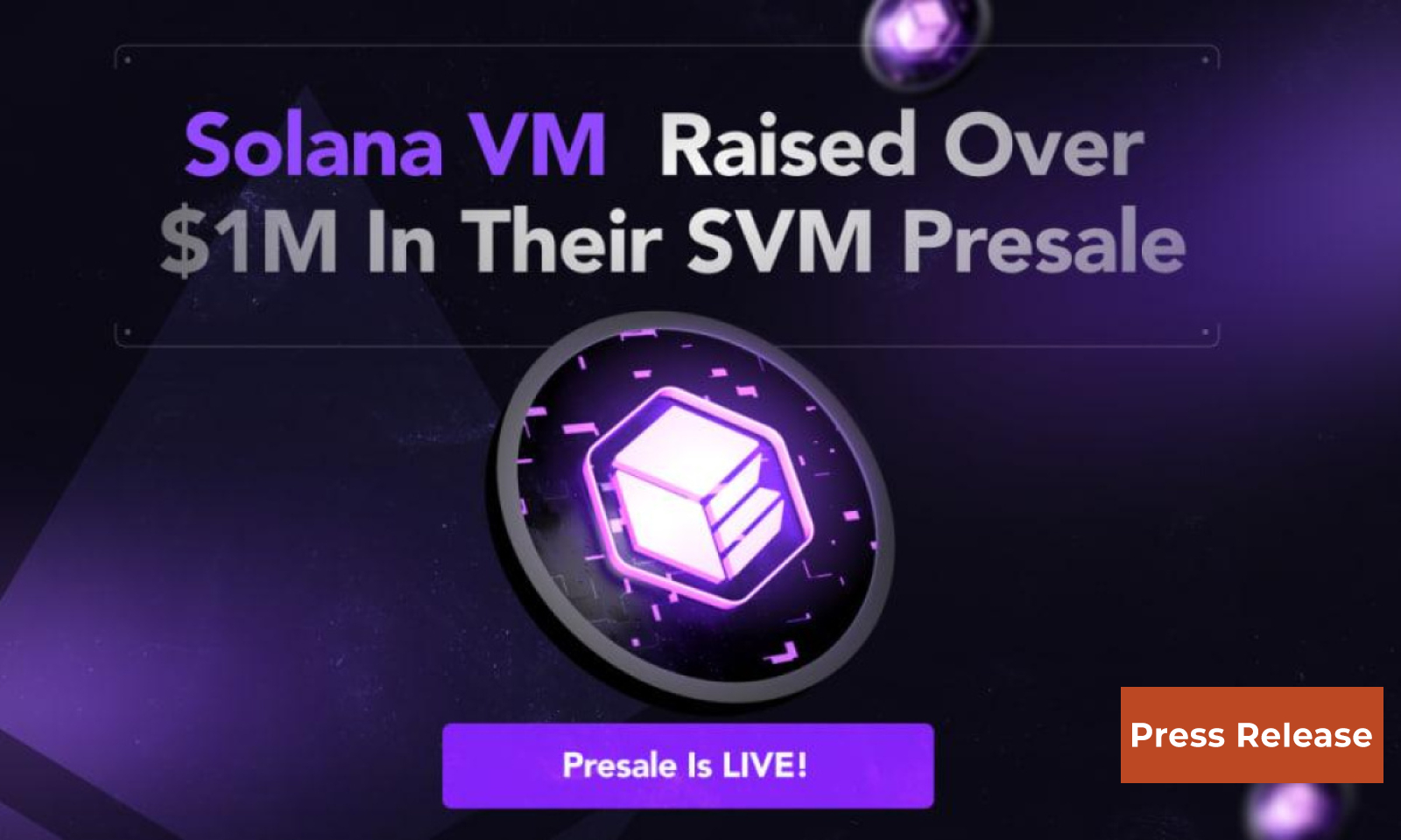 World’s First EVM compatible L2 for Solana set to launch in 2024, Solana VM Raised Over $1,000,000 in $SVM Presale