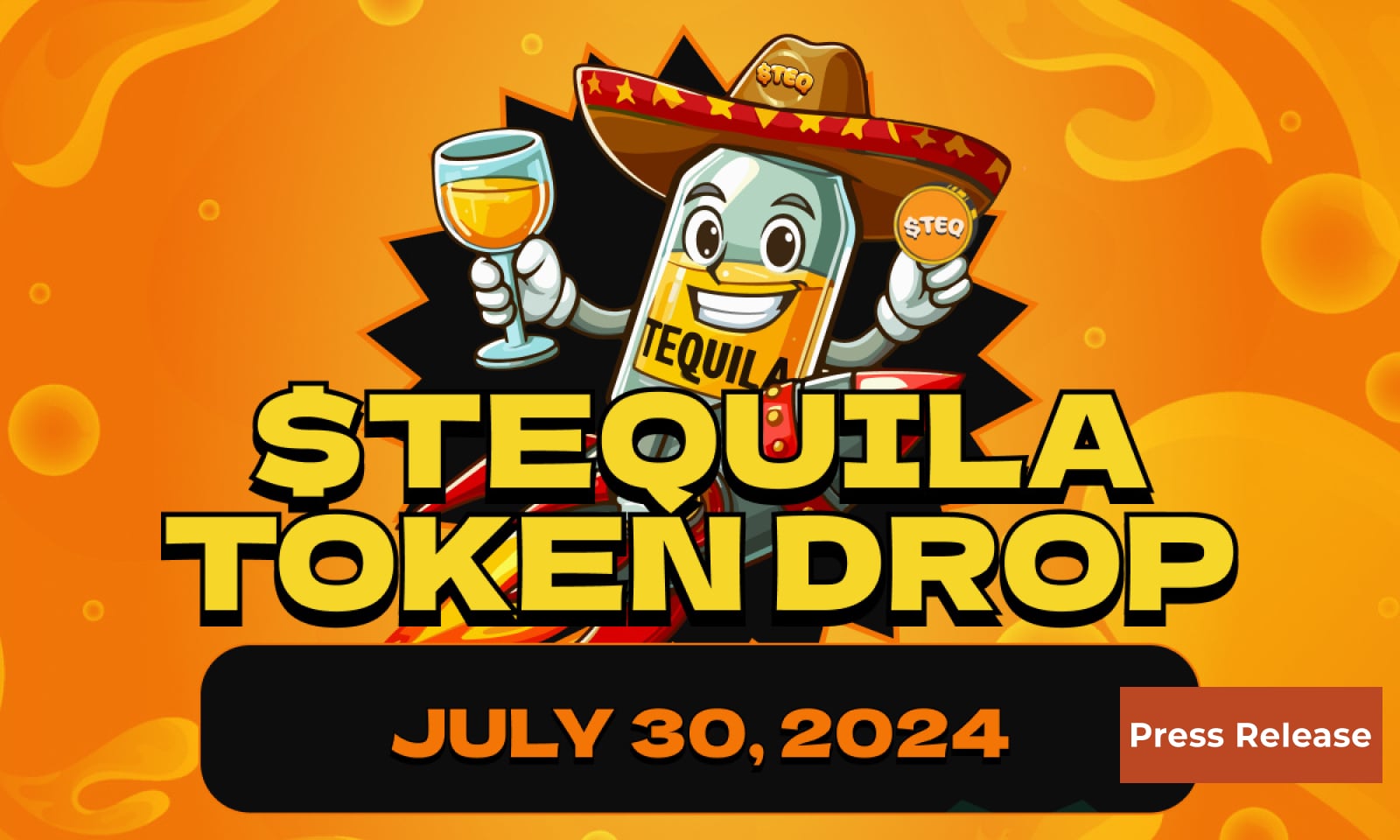 Tequila Token to Launch on Solana Blockchain at 17:00 UTC on July 30, 2024