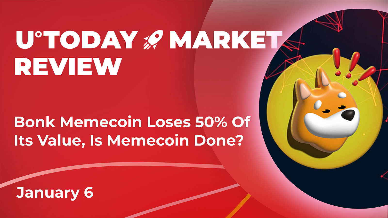 Bonk Memecoin Loses 50% Of Its Value, Is Memecoin Done? Crypto Market Review, Jan. 6