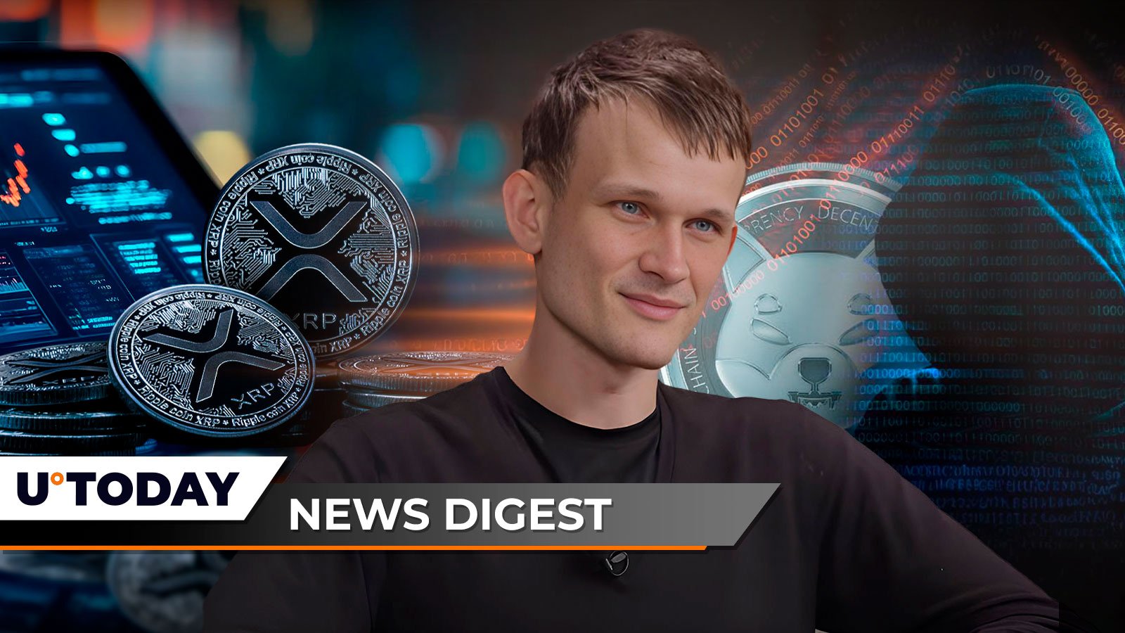 570 Million XRP Moved in One Hour, Shiba Inu's Shytoshi Kusama Seeks Audience With Ethereum's Vitalik Buterin, 72% PEPE Holders in Profit: Crypto News Digest by U.Today