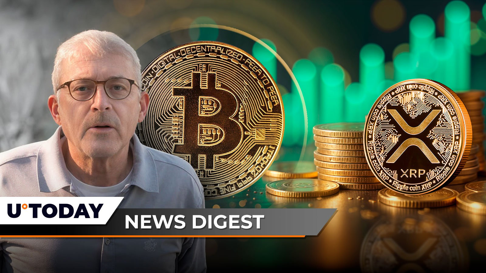 New BTC Prediction by Peter Brandt May Shock Bulls With Bearish Reality, XRP Volume Skyrockets 87%, 40 Trillion SHIB Support Ready: Crypto News Digest by U.Today