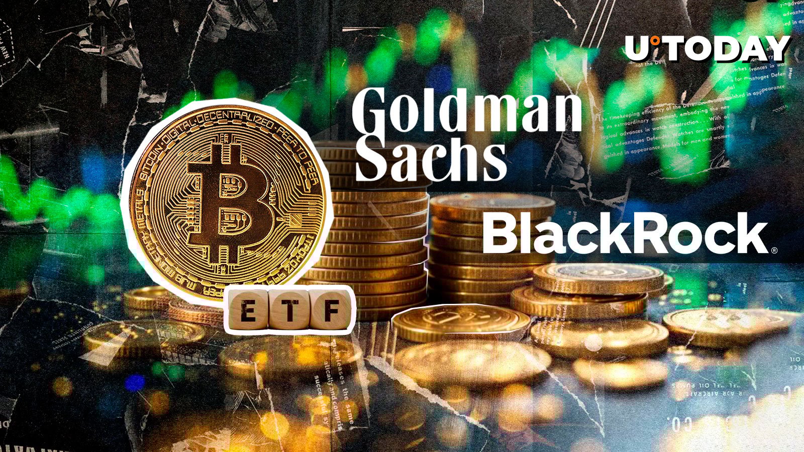 گلدمن ساکس با ۱.۴ میلیارد دلار از ETF BlackRock در بیت کوین شرط می بندد