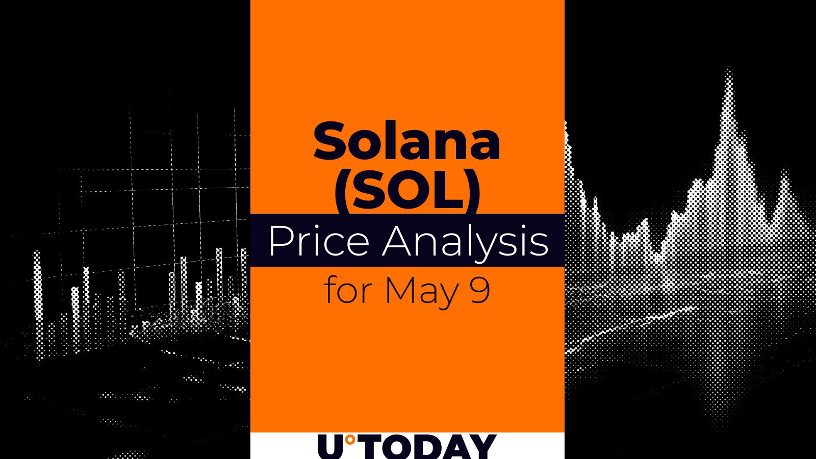 تخمین قیمت Solana (سمت چپ) برای ۹ مه