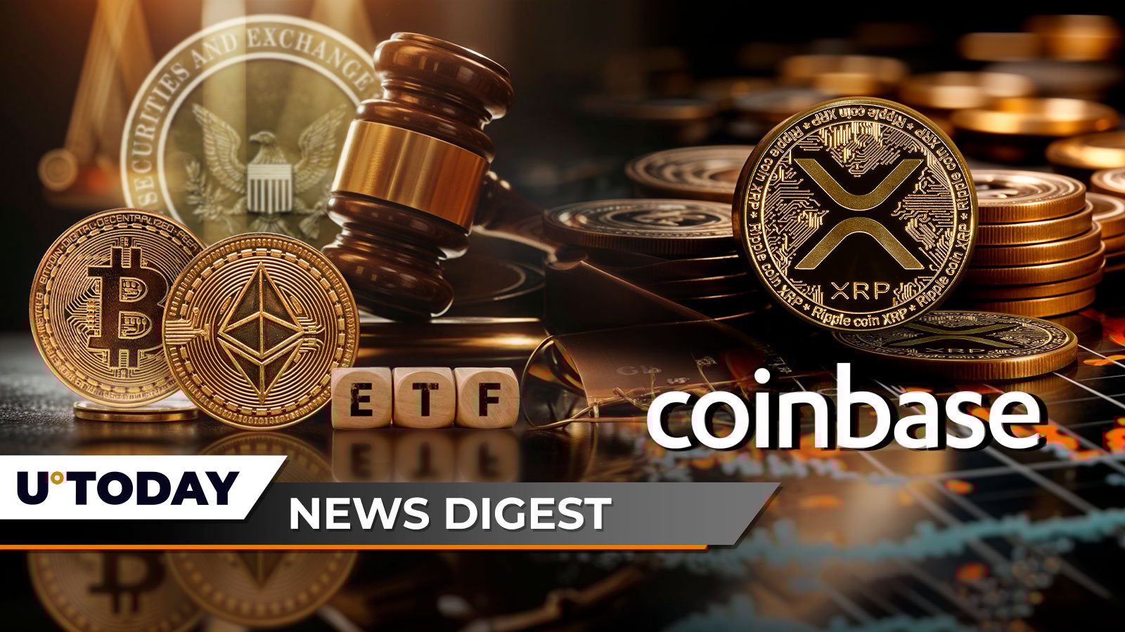 Coinbase's XRP Holdings Shrink 40%, Shiba Inu (SHIB) Rockets 8,866% in Whale Activity, SEC Approves In-Kind Redemptions for Bitcoin and Ethereum ETFs: Crypto News Digest