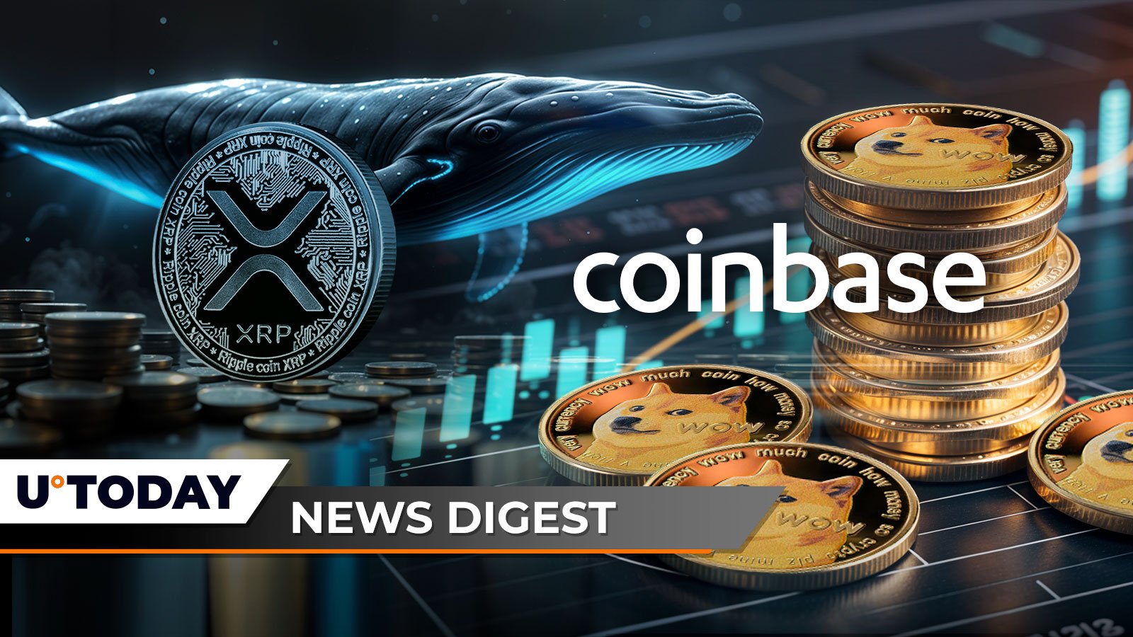 Whale Who Bet Against XRP Liquidated, Dogecoin Futures on Coinbase Spike 24%, Bitcoin Mining Difficulty Hits ATH – Crypto News Digest
