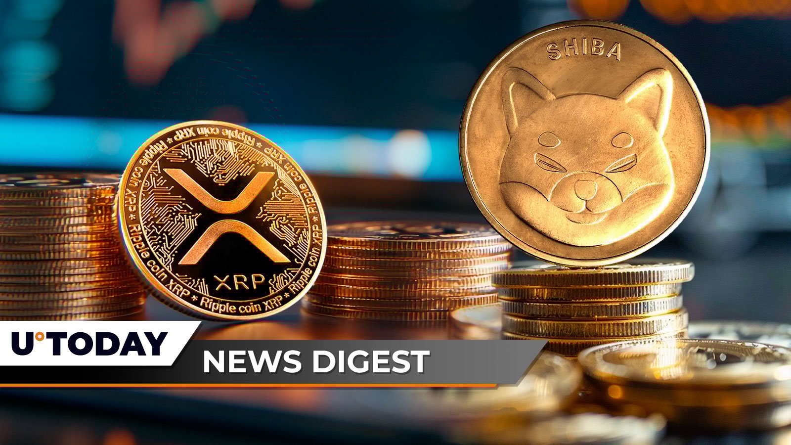 XRP Golden Cross Flip, Shiba Inu Rockets 699,000% in Liquidation Imbalance, Bitcoin Risks Losing 0,000 — Crypto News Digest – U.Today