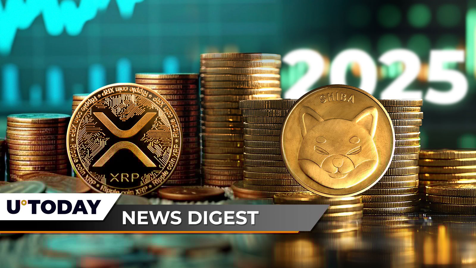Massive 300 Million XRP Injection, Bitcoin's 'Quantum Hack' Theory, Shiba Inu (SHIB) 2025 Breakout Setup: Crypto News Digest – U.Today