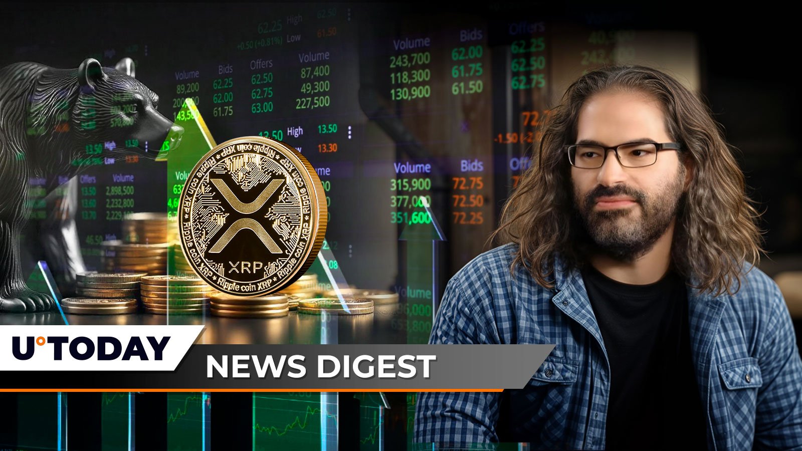 Ripple CTO Resigns, XRP Bear Destroyed After Massive Short, Bitcoin (BTC) Price to 0,000 — Crypto News Digest – U.Today