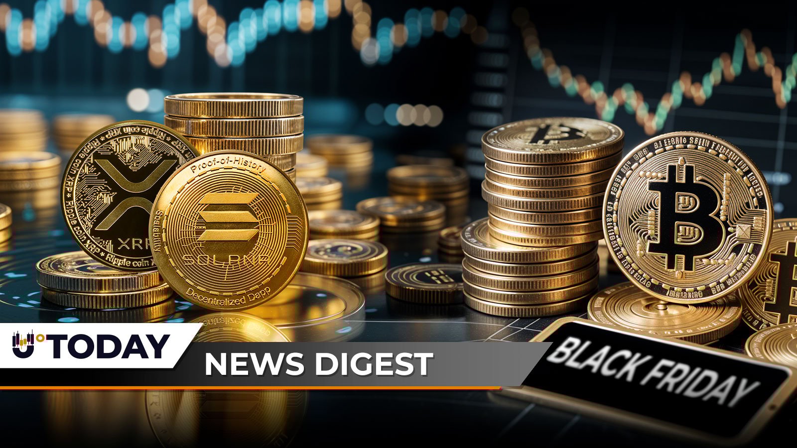 Solana Shades XRP, Bitcoin to Test Black Friday, Cardano Founder Slams Peter Schiff Over BTC Price Prediction — Crypto News Digest – U.Today