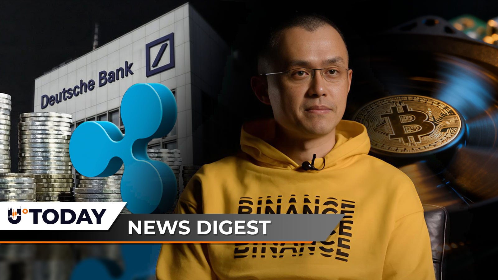 Ripple Secures Major Partnership With Deutsche Bank, XRP Price Breaks Key Support, Binance’s CZ Reveals His Role In UAE’s Bitcoin Mining Milestone — Crypto News Digest – U.Today