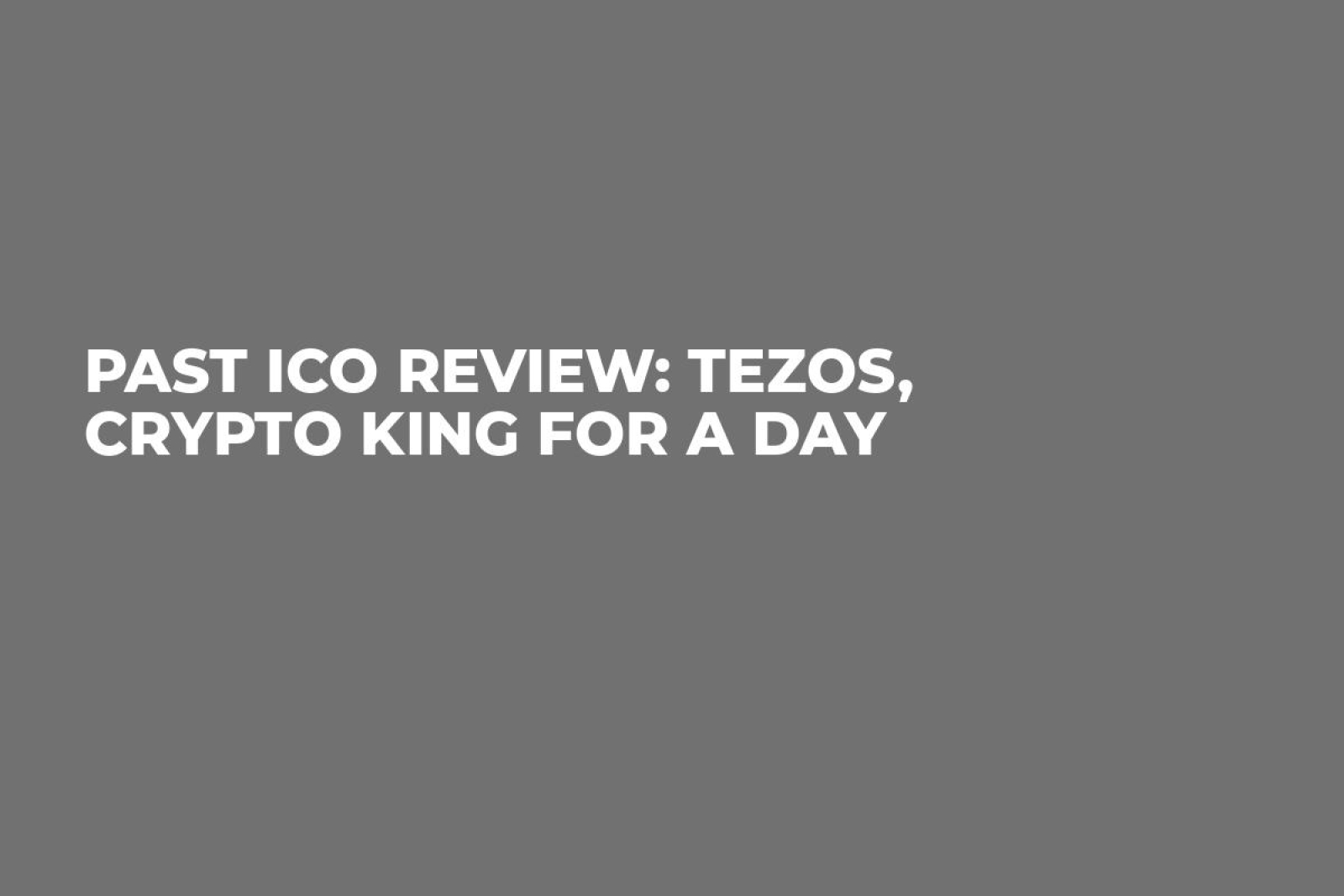 tezos crypto review