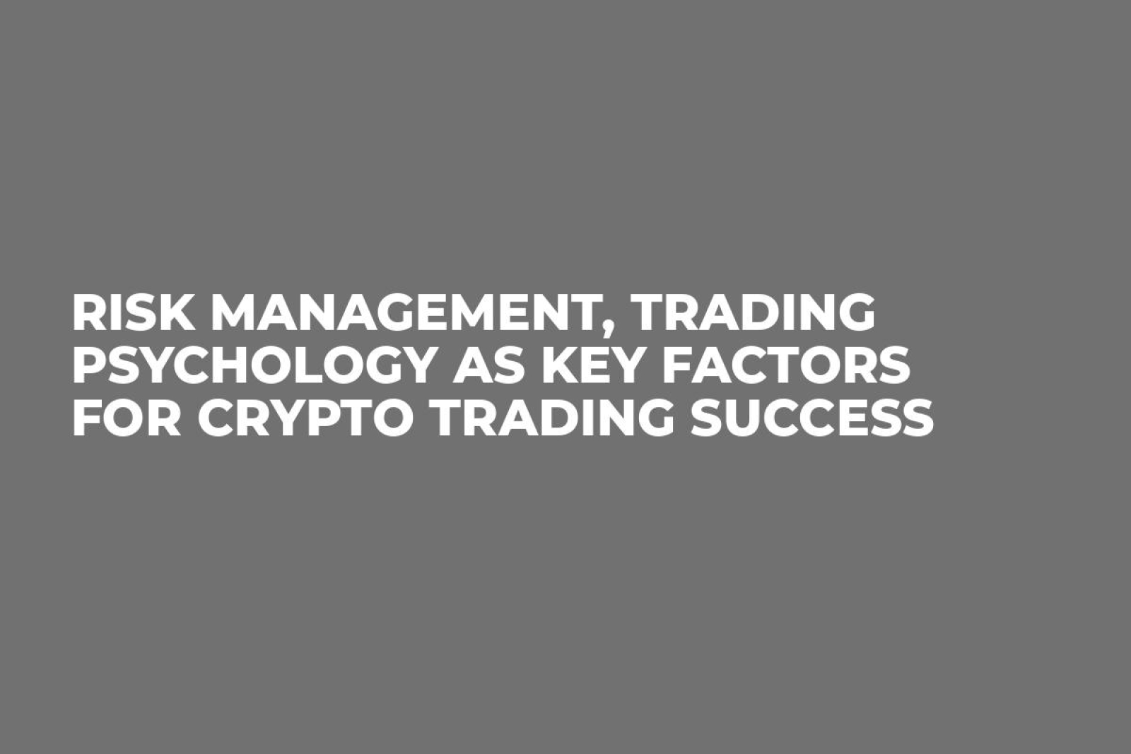 crypto trading psychology